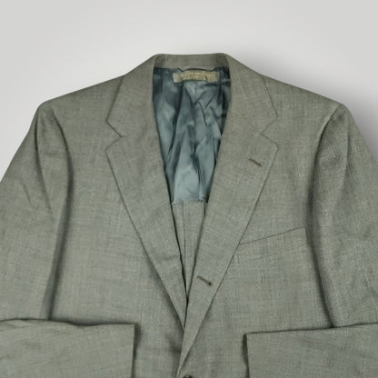 Front angle view of Brooks Brothers 346 gray ivy style sport coat