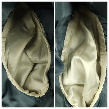 Interior lining detail of vintage Brooks Brothers sport coat showing condition and tailoring