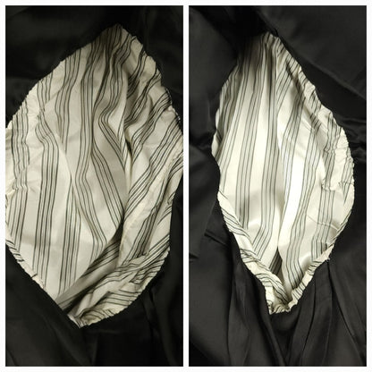 Interior lining detail of vintage Brooks Brothers sport coat showing construction and condition