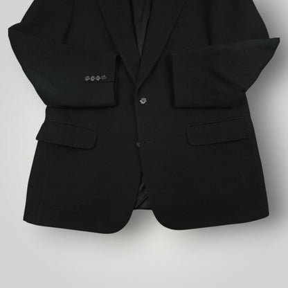 Vintage 90s Relaxed Fit Brushed Camel Hair Wide Lapel Sport Coat 42R