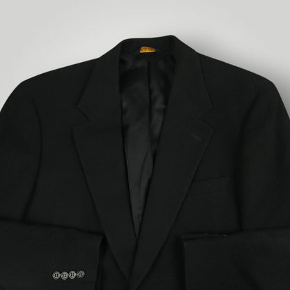 Vintage 90s Relaxed Fit Brushed Camel Hair Wide Lapel Sport Coat 42R