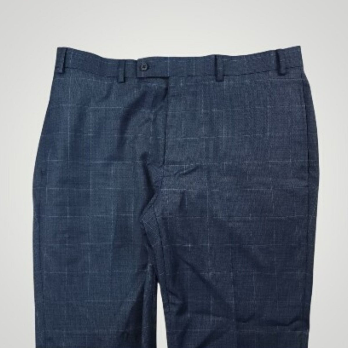 Slim Fit Wool Blend Prince of Wales Check Suit 44R/35R