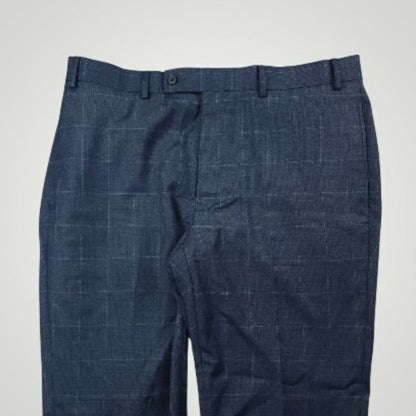 Slim Fit Wool Blend Prince of Wales Check Suit 44R/35R