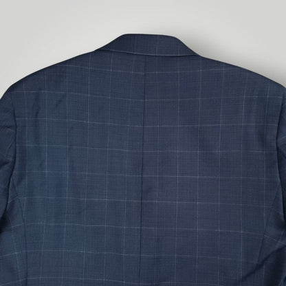 Slim Fit Wool Blend Prince of Wales Check Suit 44R/35R