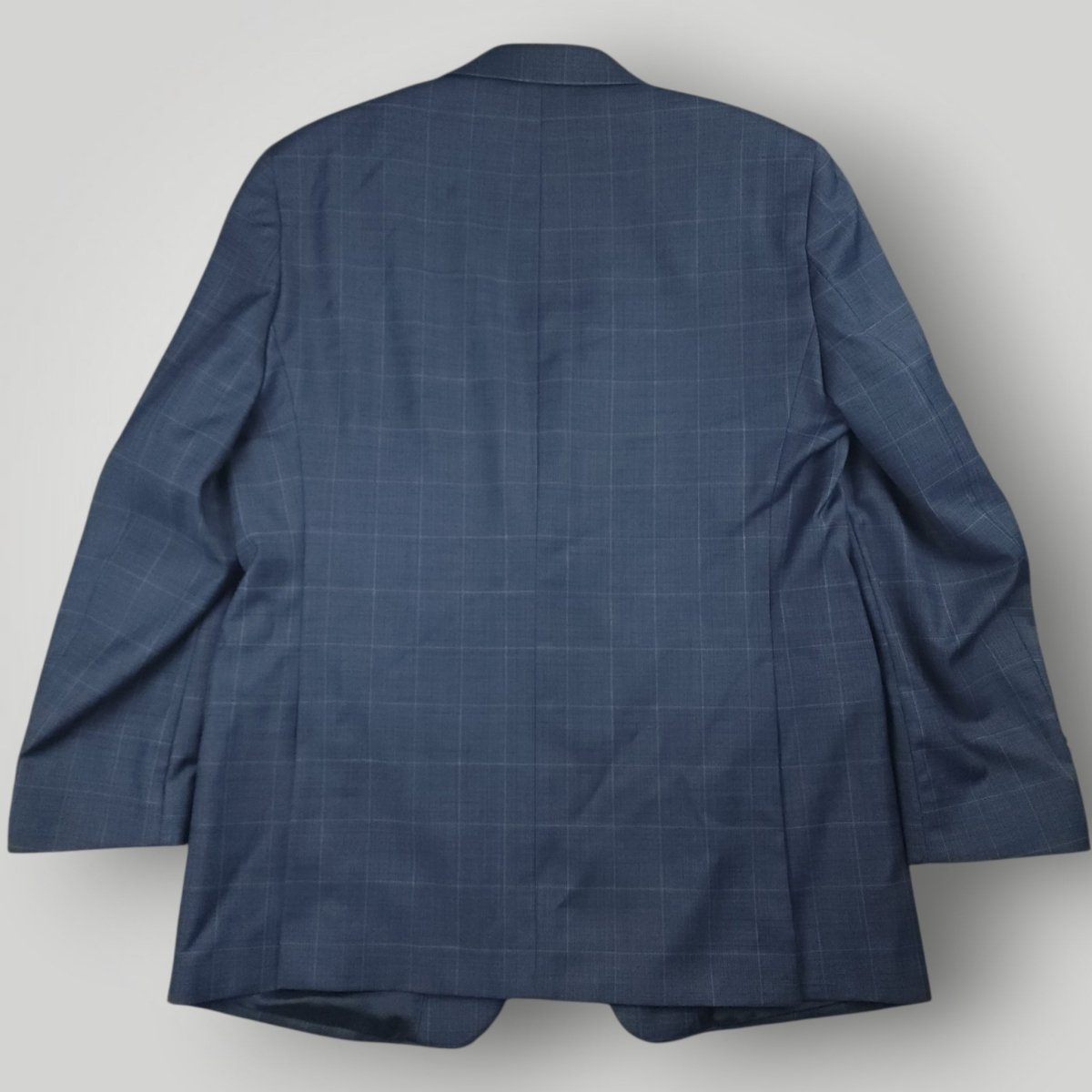 Slim Fit Wool Blend Prince of Wales Check Suit 44R/35R