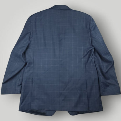 Slim Fit Wool Blend Prince of Wales Check Suit 44R/35R
