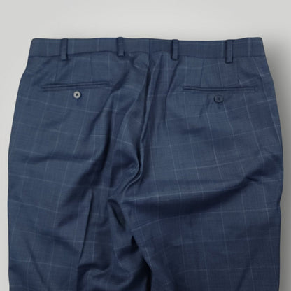 Slim Fit Wool Blend Prince of Wales Check Suit 44R/35R