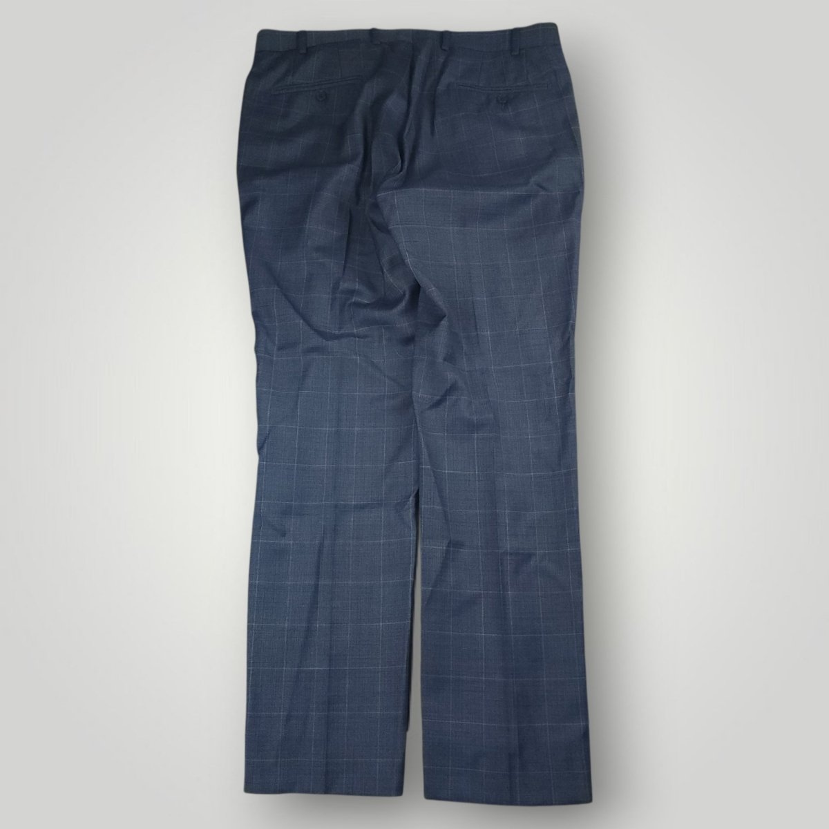 Slim Fit Wool Blend Prince of Wales Check Suit 44R/35R