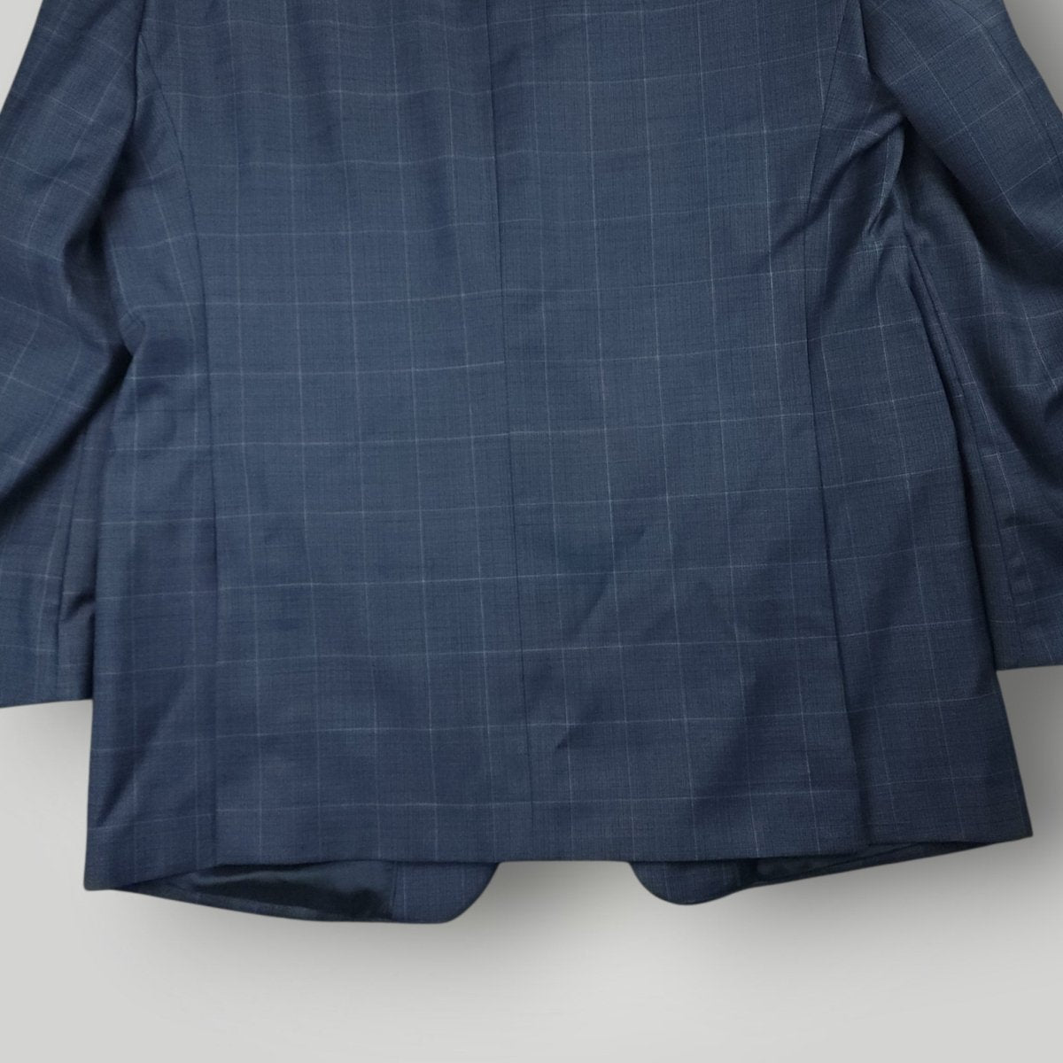Slim Fit Wool Blend Prince of Wales Check Suit 44R/35R