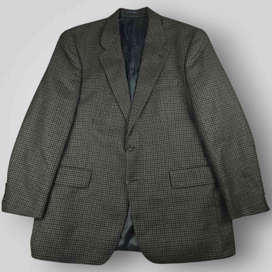 Vintage Chaps Ralph Lauren Gun Club Check Wool Sport Coat 46L