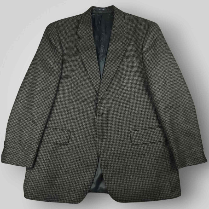Vintage Chaps Ralph Lauren Gun Club Check Wool Sport Coat 46L