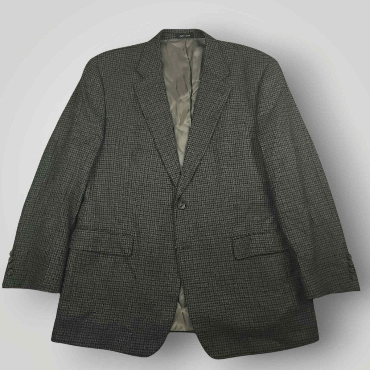 Chaps Gun Club Check Wool Casual Classic Fit Sport Coat 44R