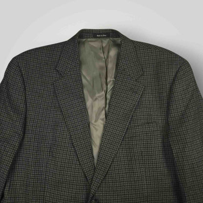 Chaps Gun Club Check Wool Casual Classic Fit Sport Coat 44R