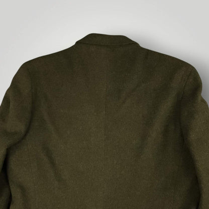 Vintage 90s Relaxed Fit Brushed Marled Wool Blend Sack Jacket 38R