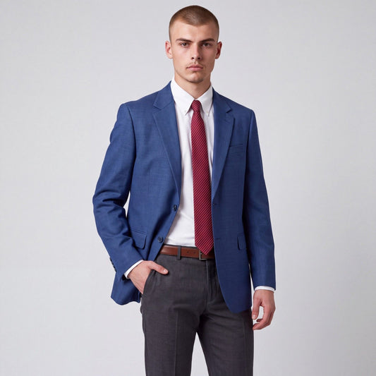 Coppley Hopsack Reda Italian Wool Super 110s Biella Sport Coat 42L