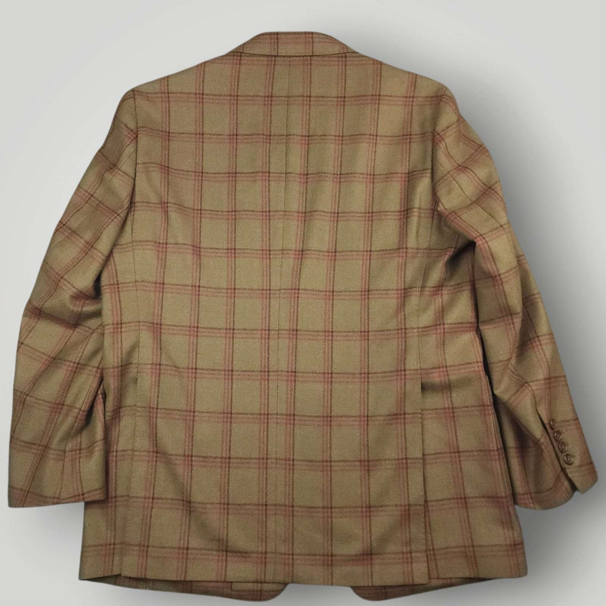 Crittenden Modern Fit Brushed Wool Patch Pocket Plaid Sport Coat 44L