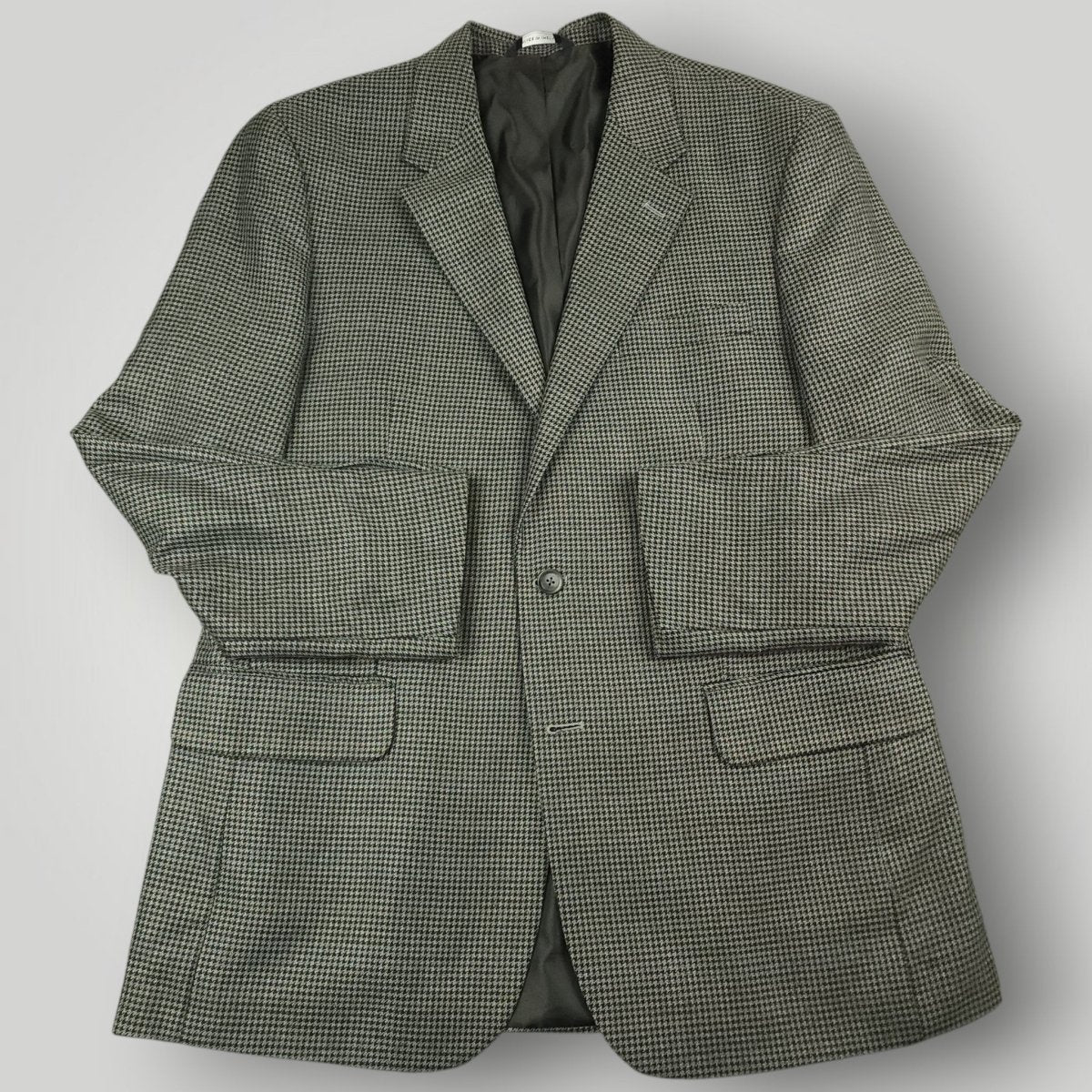 Relaxed Fit Houndstooth Lightweight Sport Coat 42R