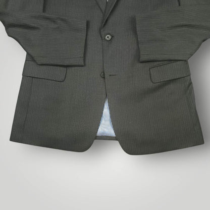 Modern Fit Wool Pinstripe Suit 38R/32S