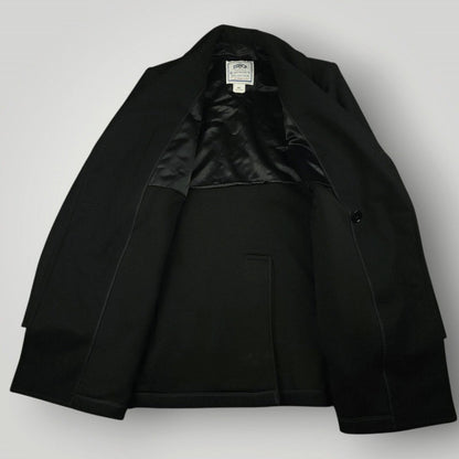 US Navy Wool Quarterdeck Double Breasted Peacoat Overcoat 44L