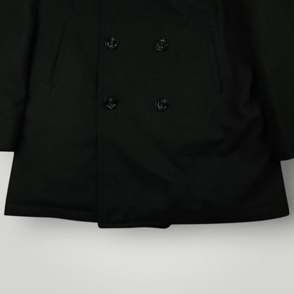 US Navy Wool Quarterdeck Double Breasted Peacoat Overcoat 44L