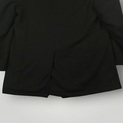 Vintage US Navy CPO Wool Quarterdeck Double Breasted Peacoat Overcoat 48R