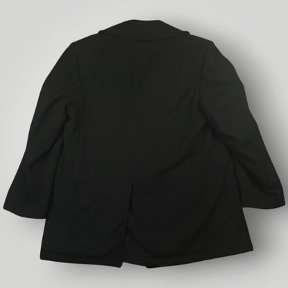Vintage US Navy CPO Wool Quarterdeck Double Breasted Peacoat Overcoat 48R