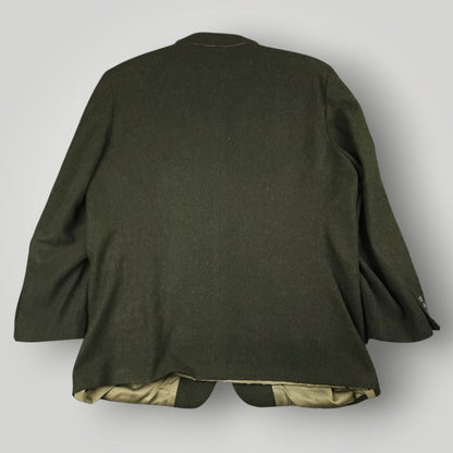 Vintage 90s Ivy Style 3 Roll 2 Brushed Wool Sack Jacket 44R