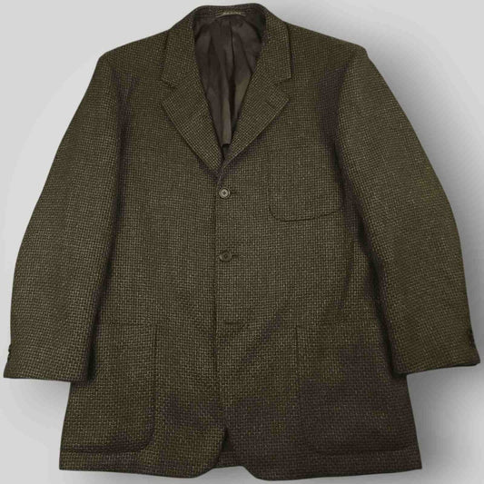 Vintage Ermenegildo Zegna Soft Unstructured Cashmere Relaxed Fit Sport Coat 42R