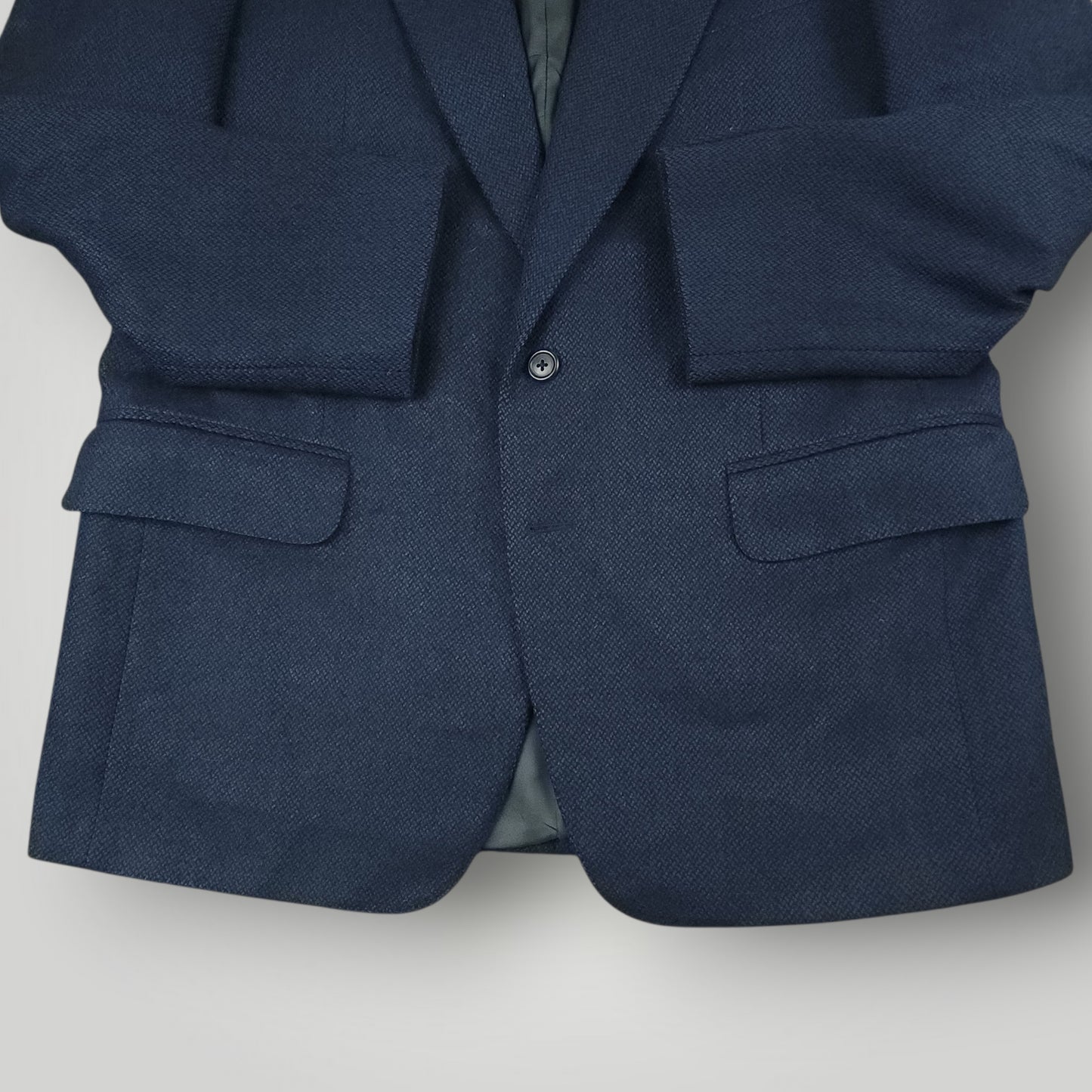 Basketweave Italian Wool Modern Fit Sport Coat 42S