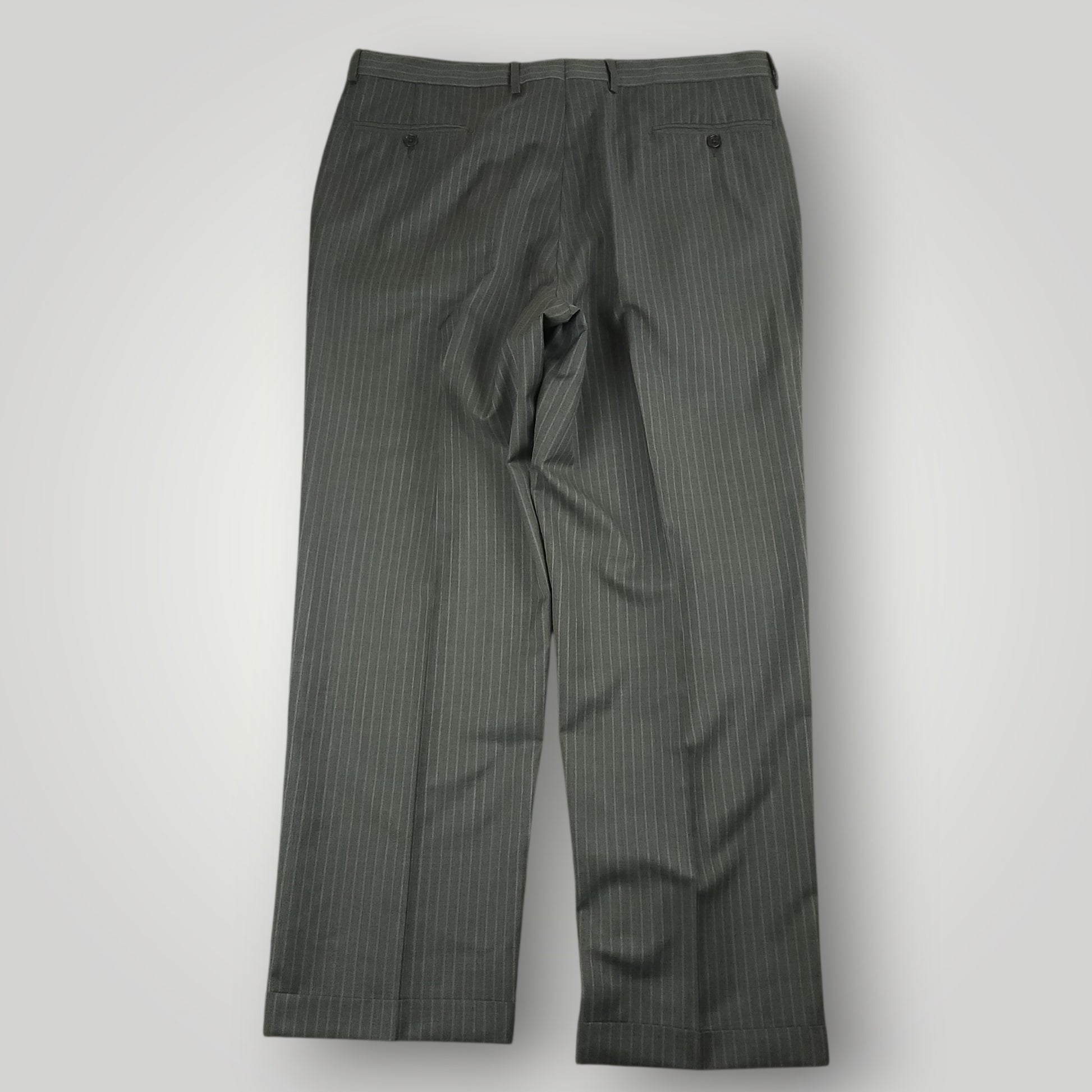 Rear view of Ermenegildo Zegna Traveller suit trousers