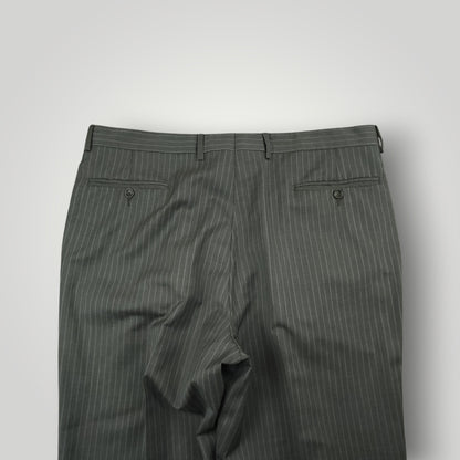 Rear pocket detail of Ermenegildo Zegna Traveller suit trousers