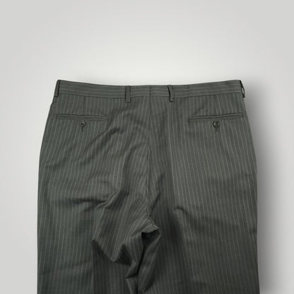 Rear pocket detail of Ermenegildo Zegna Traveller suit trousers