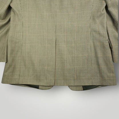 Vintage 90s Classic Fit Gun Club Check Wool Sport Coat 44R
