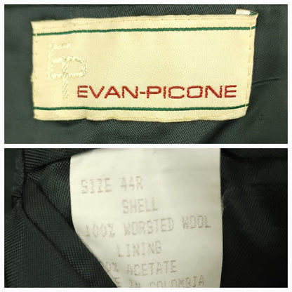 Vintage 90s Classic Fit Gun Club Check Wool Sport Coat 44R
