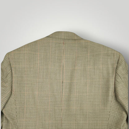 Vintage 90s Classic Fit Gun Club Check Wool Sport Coat 44R