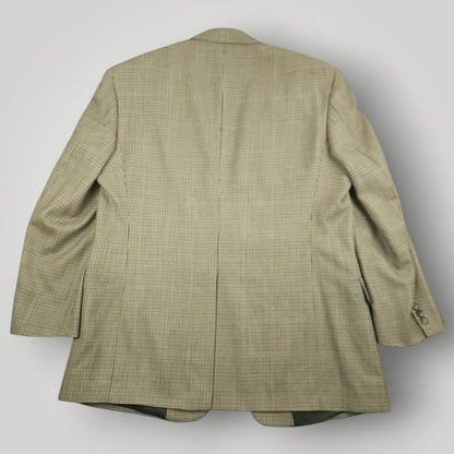 Vintage 90s Classic Fit Gun Club Check Wool Sport Coat 44R