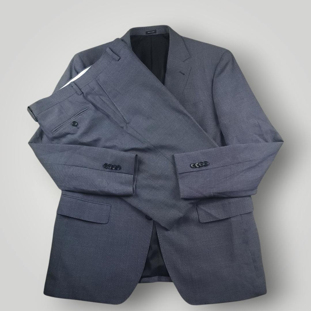 Classic Fit Wool Blend Nail Head Suit 42R/35S