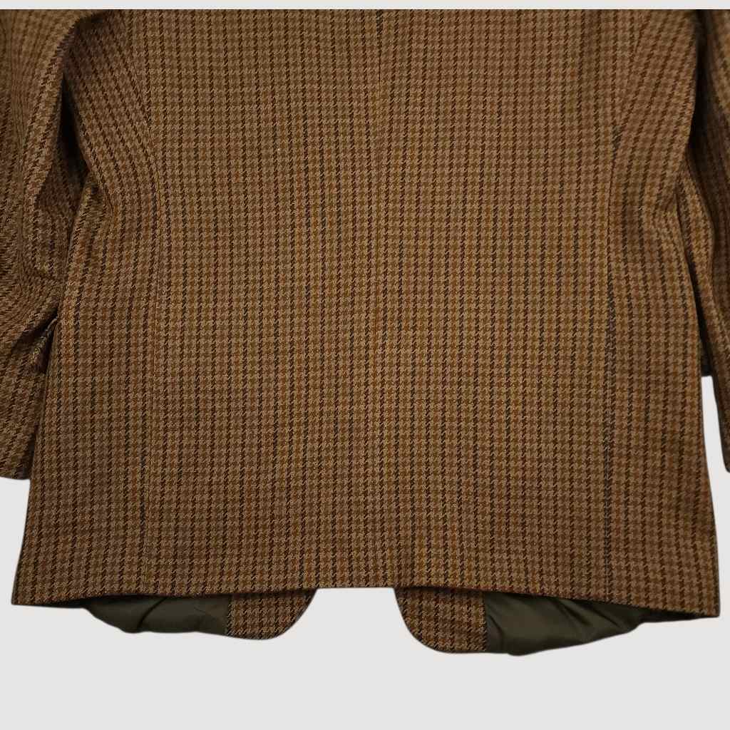 Vtg Cashmere Wool Ivy Prep Gun Club Check Boxy Fit Sport Coat 44L