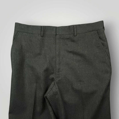 Vintage 70s H Freeman & Sons Slim Fit Pinstripe 3 Roll 2 Sack Suit 42R/33S