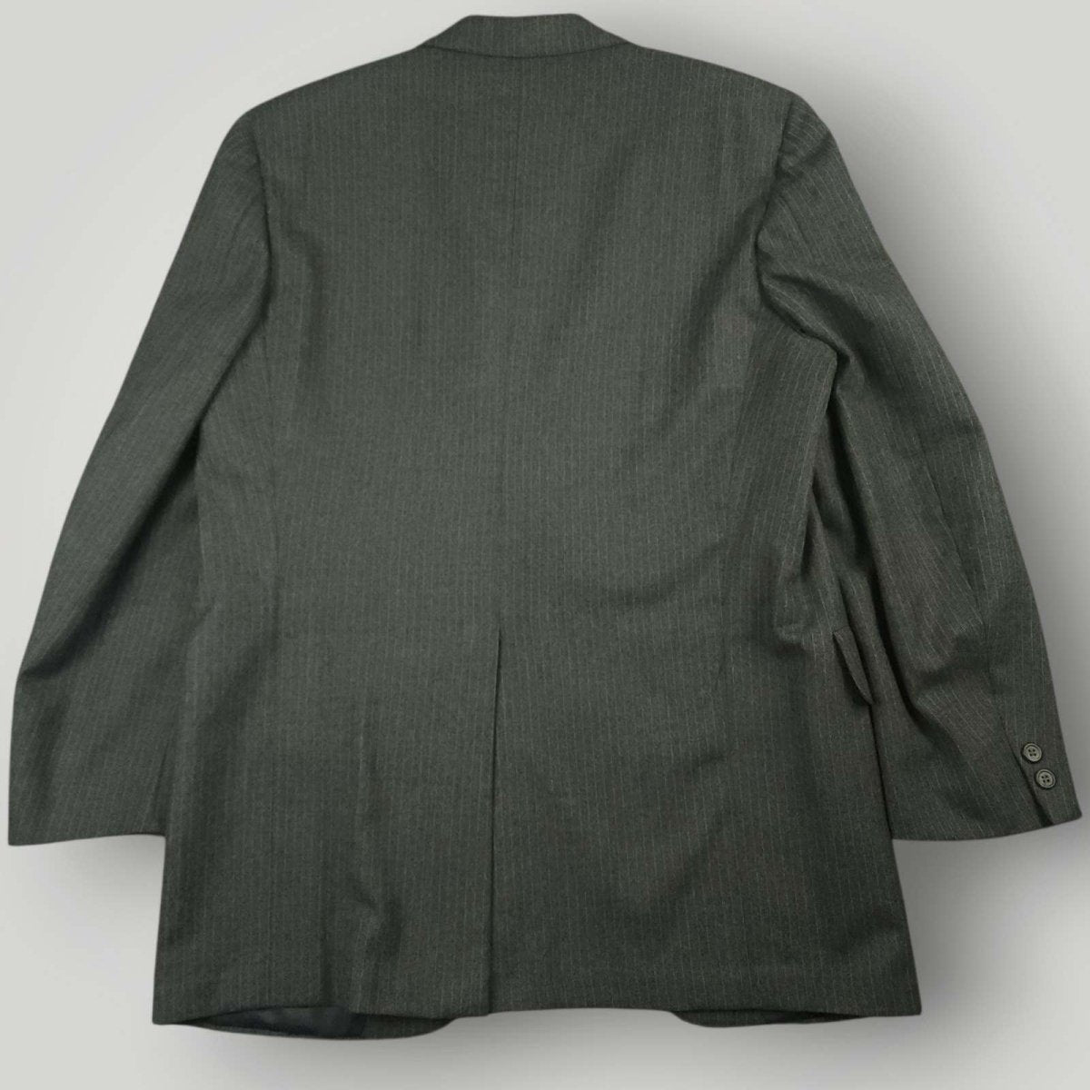 Vintage 70s H Freeman & Sons Slim Fit Pinstripe 3 Roll 2 Sack Suit 42R/33S
