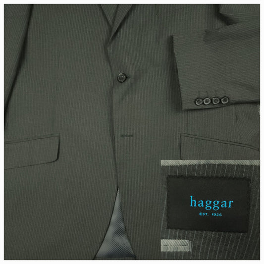Modern Fit Performance Travel Pinstripe Suit 44L/36R