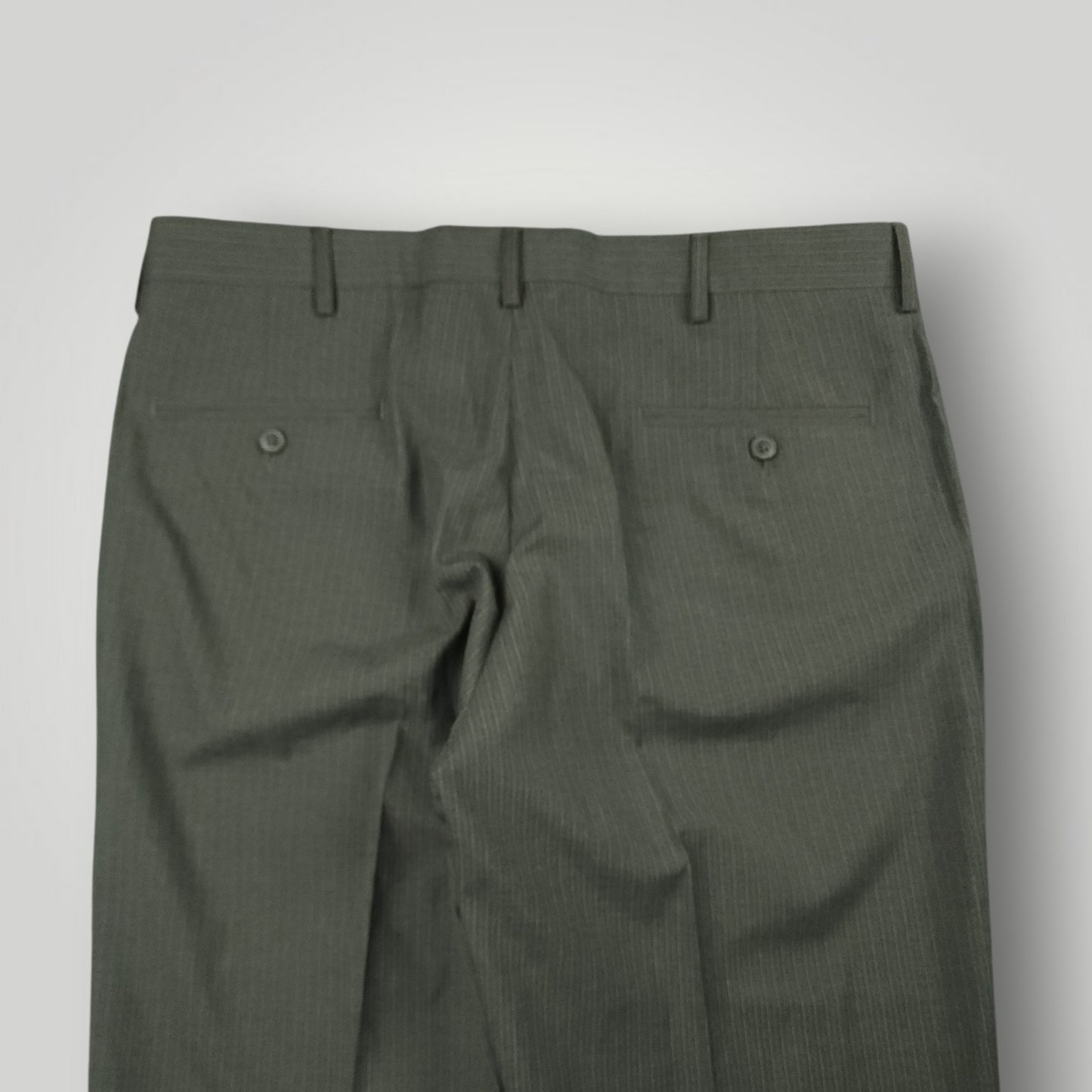 Modern Fit Performance Travel Pinstripe Suit 44L/36R