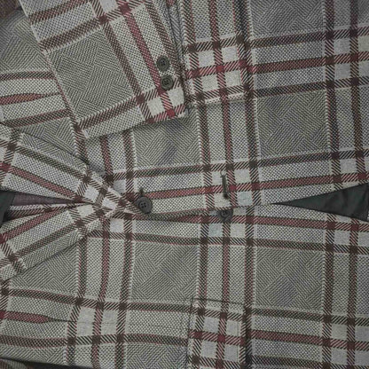 Vintage 60s Hart Schaffner Marx Tropical Wool Blend Prince of Wales Check Slim Fit Sport Coat 40R