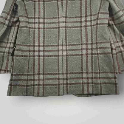 Vintage 60s Hart Schaffner Marx Tropical Wool Blend Prince of Wales Check Slim Fit Sport Coat 40R