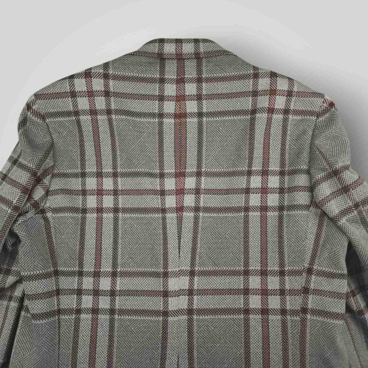 Vintage 60s Hart Schaffner Marx Tropical Wool Blend Prince of Wales Check Slim Fit Sport Coat 40R