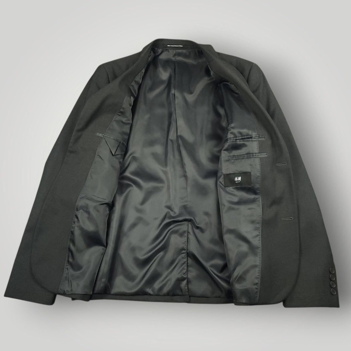 Slim Fit Travel Lightweight Birdseye Suit 38S/30R