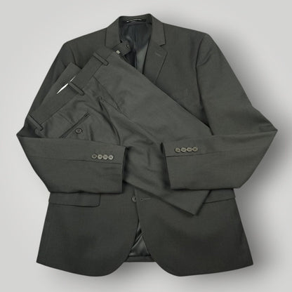 Slim Fit Travel Lightweight Birdseye Suit 38S/30R