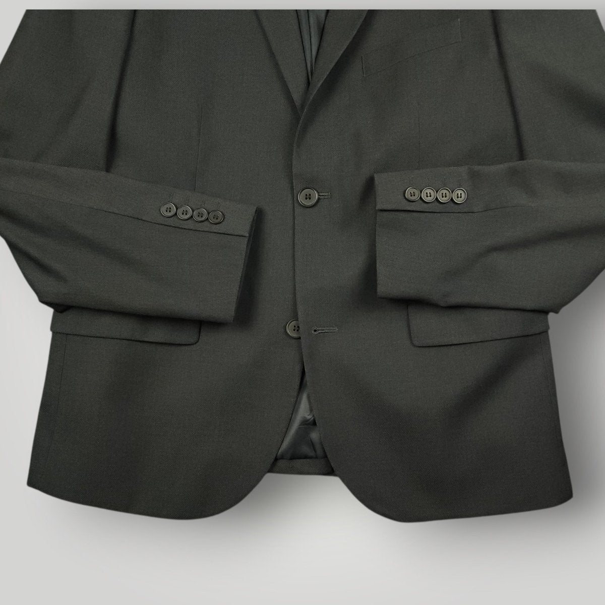Slim Fit Travel Lightweight Birdseye Suit 38S/30R
