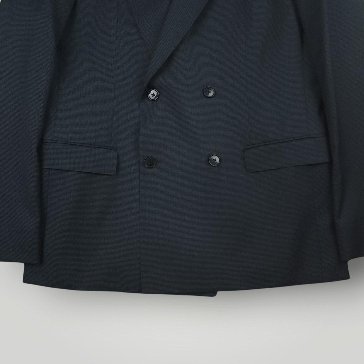 Hugo Boss Tollegno Wool Slim Fit Double Breasted Harvey Gatlin Suit 40R/34R
