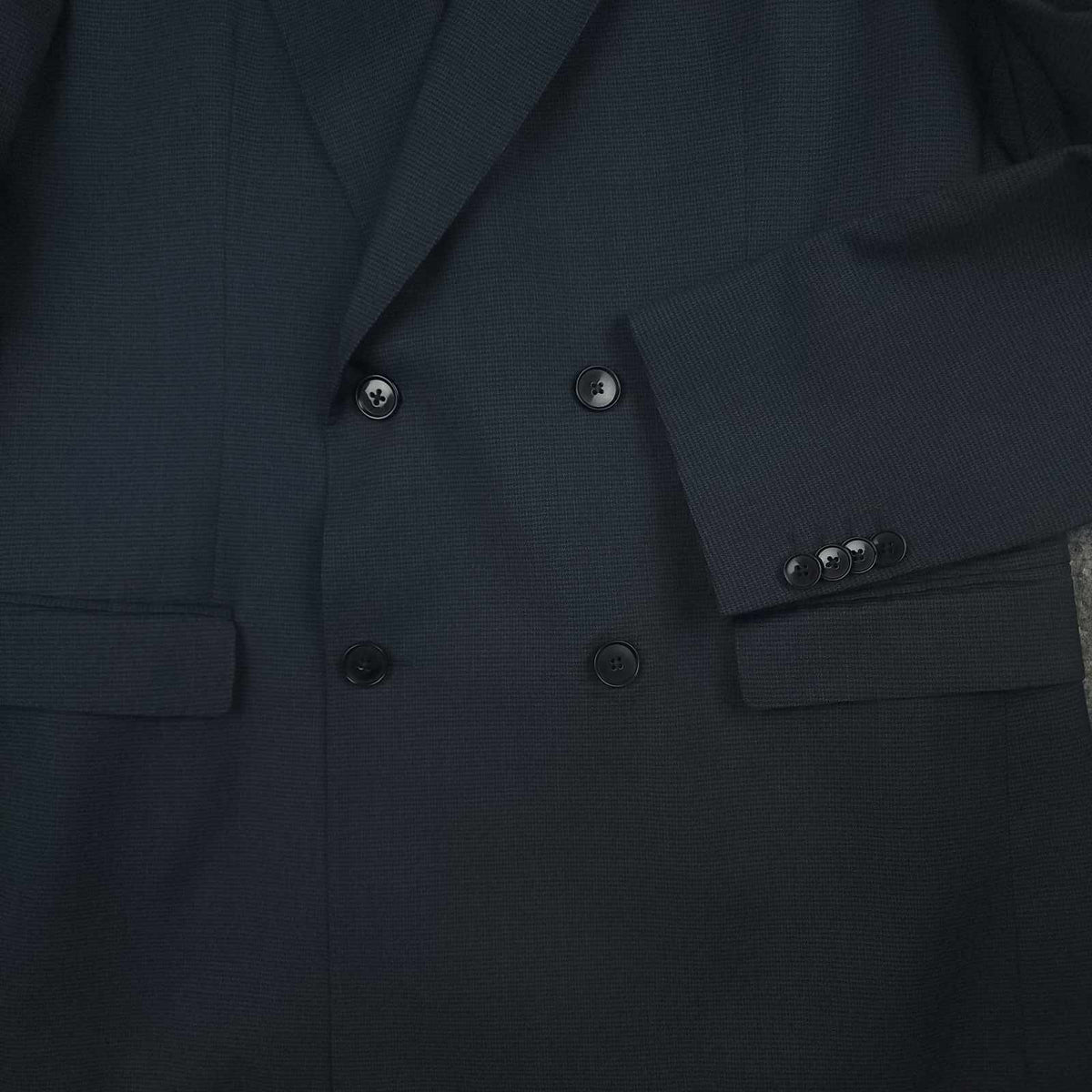 Hugo Boss Tollegno Wool Slim Fit Double Breasted Harvey Gatlin Suit 40R/34R
